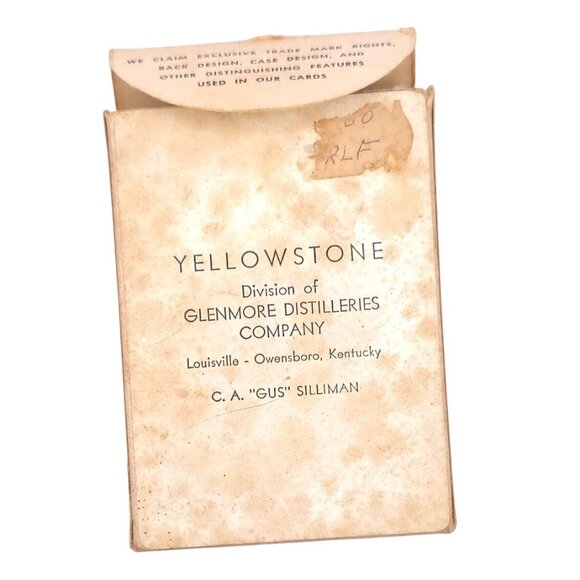 Vintage 1940s Drink-Up Playing Cards Poker 52 Cards Complete Yellowstone Distill - Picture 2 of 4